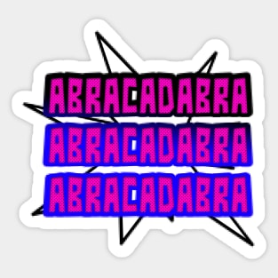 Abracadabra Sticker